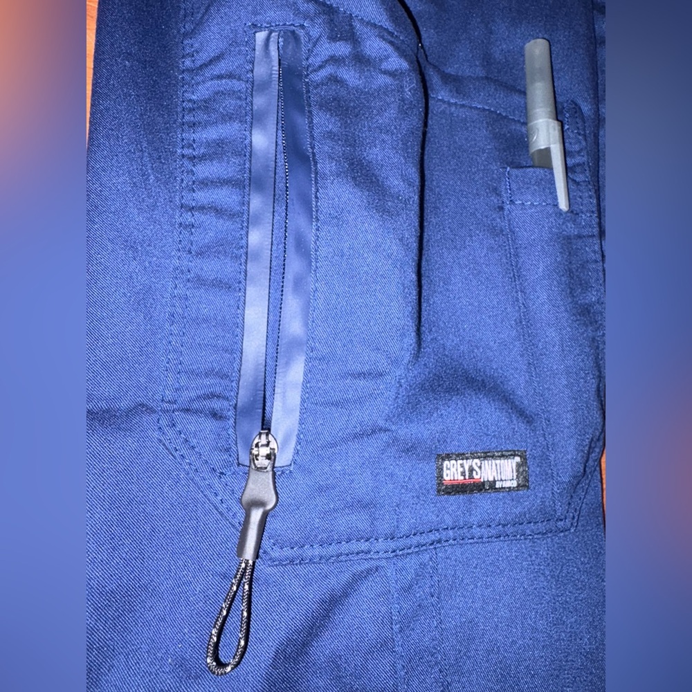 Grey's Anatomy™️ Women’s blue scrub pants size L - Picture 5 of 11